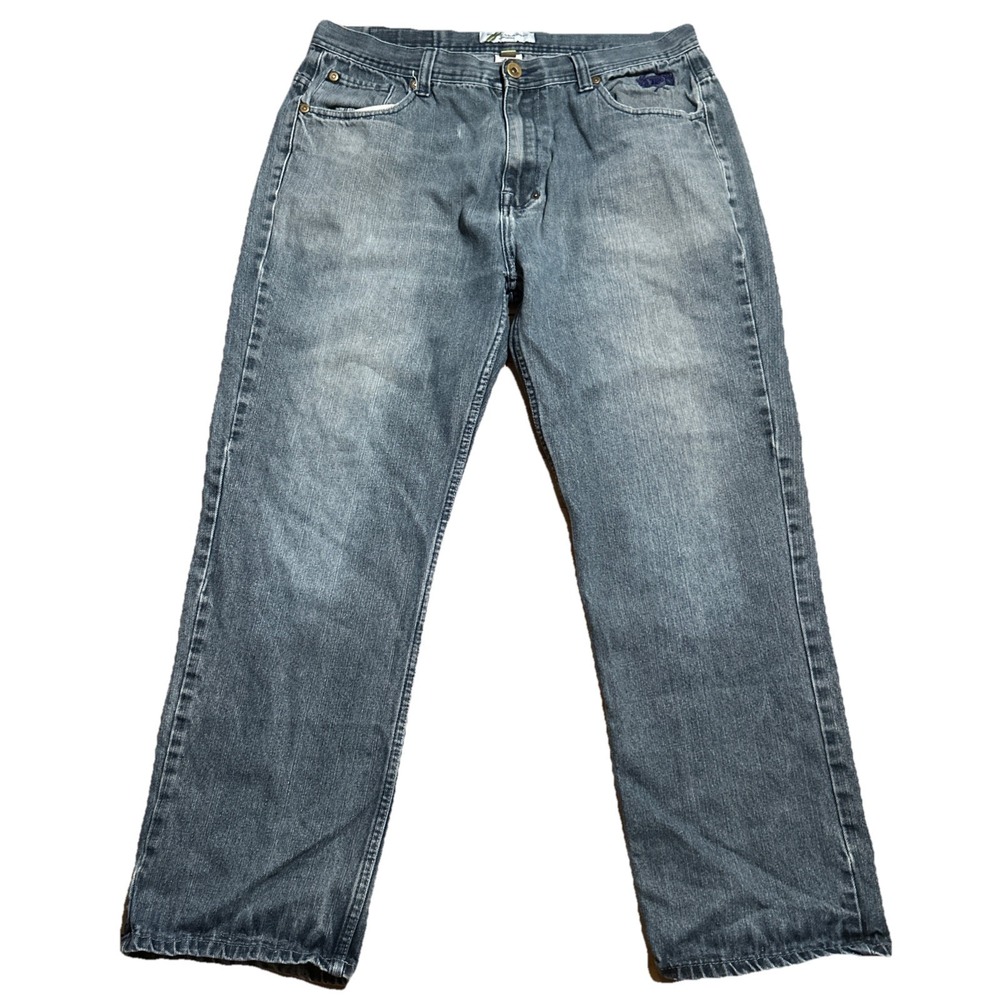 Vintage‎ Phat Farm Jeans Men's 38x34 (38x30) Blue Baggy Wide Leg Skater Hip-Hop